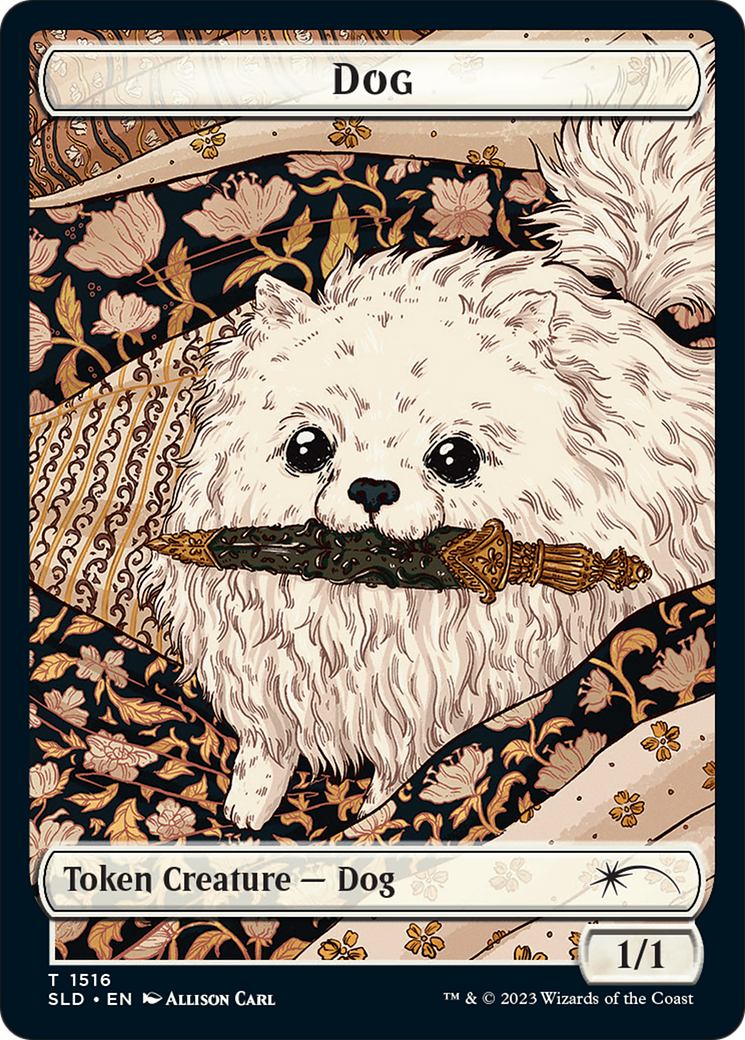 Dog // Cat Double-Sided Token [Secret Lair Commander Deck: Raining Cats and Dogs Tokens] - Trinity Hobby