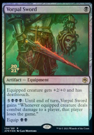 Vorpal Sword [Dungeons & Dragons: Adventures in the Forgotten Realms Prerelease Promos] - Trinity Hobby