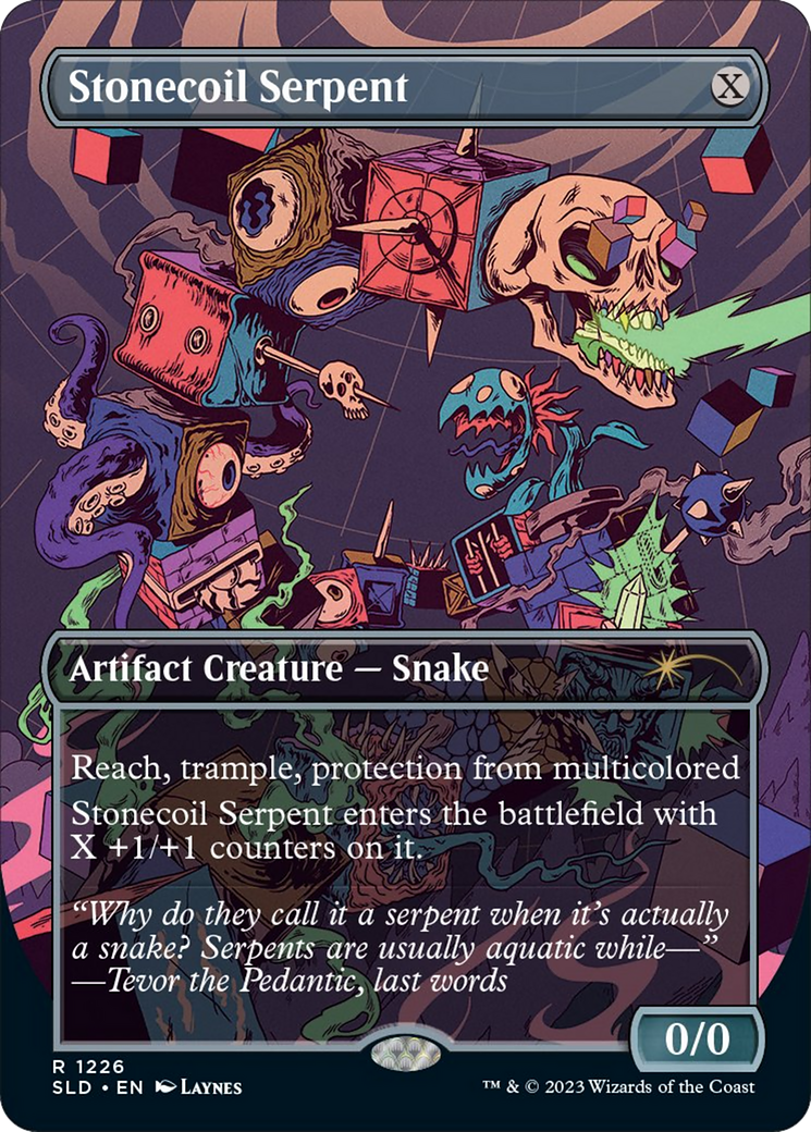 Stonecoil Serpent (SLD-1226) - [Secret Lair Drop] (Borderless) - Trinity Hobby