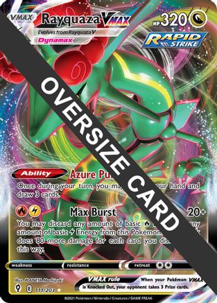 Rayquaza VMAX (111/203) (Jumbo Card) [Sword & Shield: Evolving Skies] - Trinity Hobby