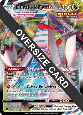 Duraludon VMAX (123/203) (Jumbo Card) [Sword & Shield: Evolving Skies] - Trinity Hobby