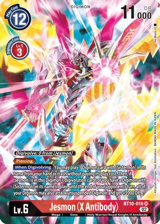 Jesmon (X Antibody) [BT10-016] (Alternate Art) [Xros Encounter] - Trinity Hobby