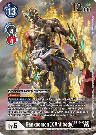Gankoomon (X Antibody) [BT10-068] (Alternate Art) [Xros Encounter] - Trinity Hobby