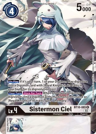 Sistermon Ciel [BT10-085] (Alternate Art) [Xros Encounter] - Trinity Hobby