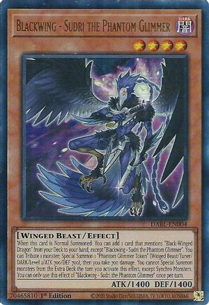 Blackwing - Sudri the Phantom Glimmer [DABL-EN004] Ultra Rare - Trinity Hobby