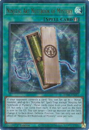 Ninjitsu Art Notebook of Mystery [DABL-EN061] Ultra Rare - Trinity Hobby