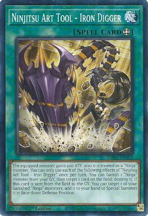 Ninjitsu Art Tool - Iron Digger [DABL-EN062] Common - Trinity Hobby