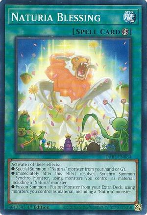 Naturia Blessing [DABL-EN064] Common - Trinity Hobby
