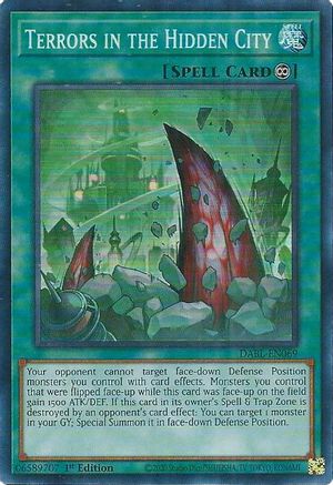 Terrors in the Hidden City [DABL-EN069] Super Rare - Trinity Hobby