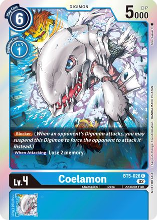 Coelamon [BT5-026] (Official Tournament Pack Vol. 7) [Battle of Omni Promos] - Trinity Hobby