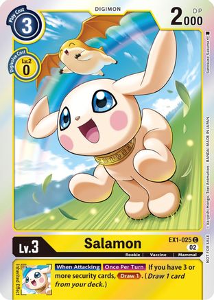 Salamon [EX1-025] (Official Tournament Pack Vol. 7) [Classic Collection Promos] - Trinity Hobby