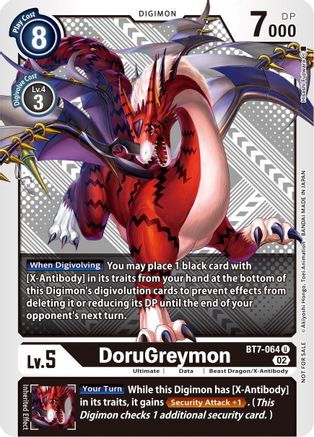 DoruGreymon [BT7-064] (Winner Pack Xros Encounter) [Next Adventure Promos] - Trinity Hobby