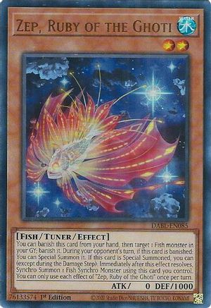 Zep, Ruby of the Ghoti [DABL-EN085] Ultra Rare - Trinity Hobby
