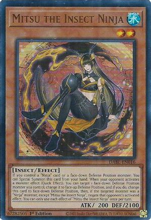 Mitsu the Insect Ninja [DABL-EN016] Ultra Rare - Trinity Hobby