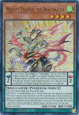 Majesty Pegasus, the Dracoslayer [DABL-EN023] Ultra Rare - Trinity Hobby