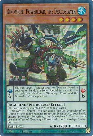 Dinomight Powerload, the Dracoslayer [DABL-EN024] Super Rare - Trinity Hobby