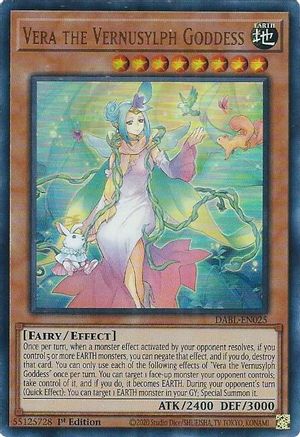 Vera the Vernusylph Goddess [DABL-EN025] Ultra Rare - Trinity Hobby