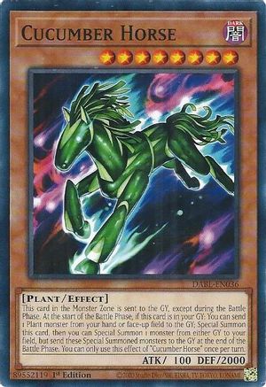 Cucumber Horse [DABL-EN036] Common - Trinity Hobby