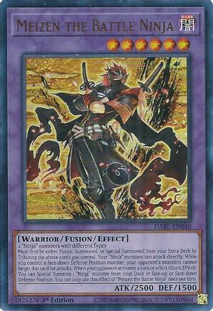 Meizen the Battle Ninja [DABL-EN040] Ultra Rare - Trinity Hobby