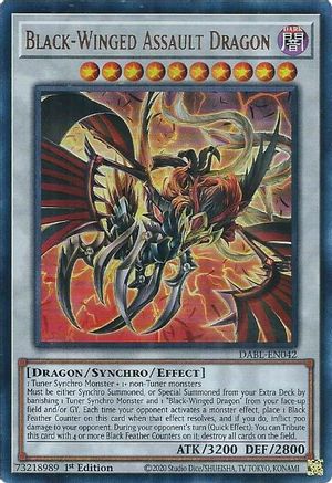 Black-Winged Assault Dragon [DABL-EN042] Ultra Rare - Trinity Hobby