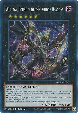 Wollow, Founder of the Drudge Dragons [DABL-EN047] Super Rare - Trinity Hobby