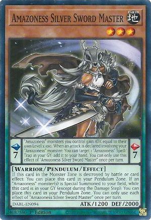 Amazoness Silver Sword Master [DABL-EN094] Common - Trinity Hobby