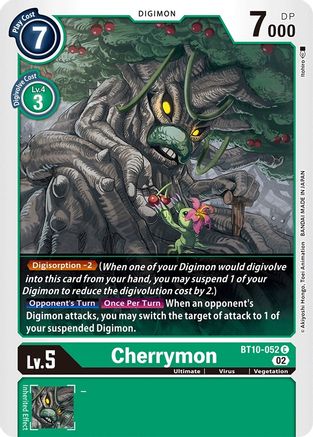Cherrymon [BT10-052] [Xros Encounter] - Trinity Hobby