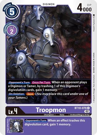 Troopmon [BT10-076] [Xros Encounter] - Trinity Hobby