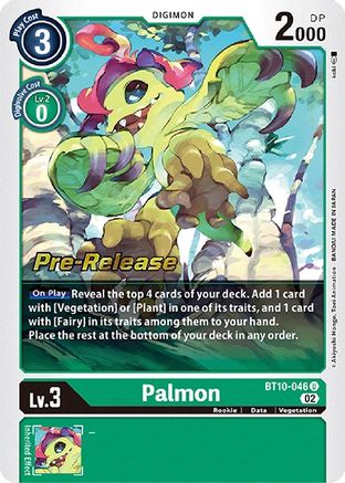 Palmon [BT10-046] [Xros Encounter Pre-Release Cards] - Trinity Hobby