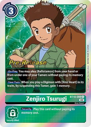 Zenjiro Tsurugi [BT10-090] [Xros Encounter Pre-Release Cards] - Trinity Hobby
