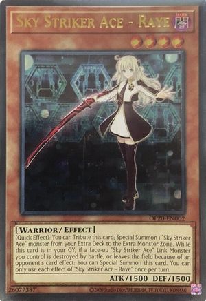 Sky Striker Ace - Raye [OP20-EN002] Ultimate Rare - Trinity Hobby