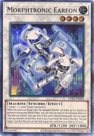Morphtronic Earfon [OP20-EN009] Super Rare - Trinity Hobby