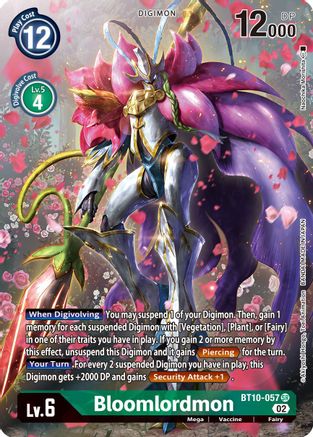Bloomlordmon [BT10-057] (Alternate Art) [Xros Encounter] - Trinity Hobby