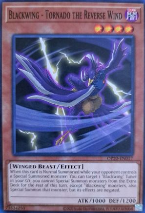 Blackwing - Tornado the Reverse Wind [OP20-EN017] Common - Trinity Hobby
