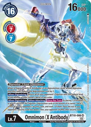 Omnimon (X Antibody) [BT10-086] (Alternate Art) [Xros Encounter] - Trinity Hobby