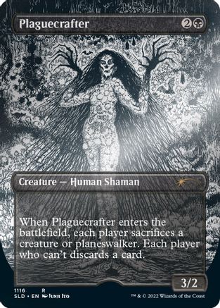 Plaguecrafter (Borderless) (Foil Etched) (SLD-1116) - [Secret Lair Drop Series] Foil - Trinity Hobby