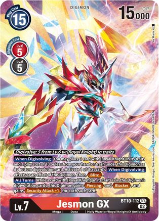 Jesmon GX [BT10-112] (Alternate Art) [Xros Encounter] - Trinity Hobby