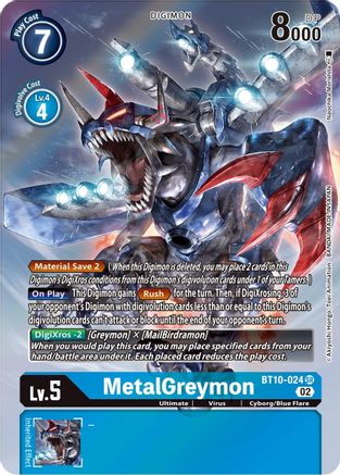 MetalGreymon [BT10-024] (Alternate Art) [Xros Encounter] - Trinity Hobby