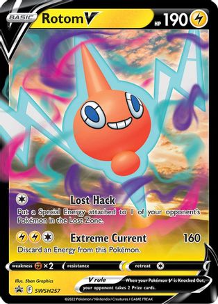 Rotom V (SWSH257) [Sword & Shield: Black Star Promos] - Trinity Hobby