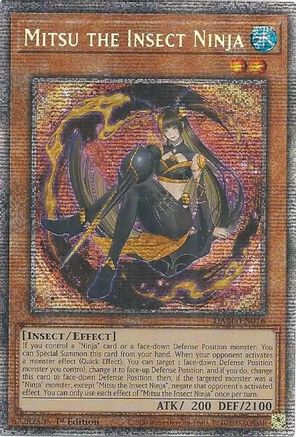 Mitsu the Insect Ninja [DABL-EN016] Starlight Rare - Trinity Hobby