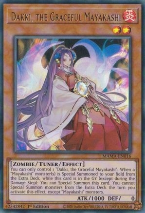 Dakki, the Graceful Mayakashi [MAMA-EN016] Ultra Rare - Trinity Hobby