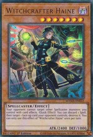 Witchcrafter Haine [MAMA-EN022] Ultra Rare - Trinity Hobby