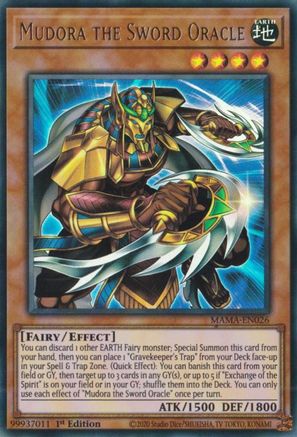 Mudora the Sword Oracle [MAMA-EN026] Ultra Rare - Trinity Hobby