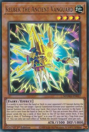 Kelbek the Ancient Vanguard [MAMA-EN027] Ultra Rare - Trinity Hobby