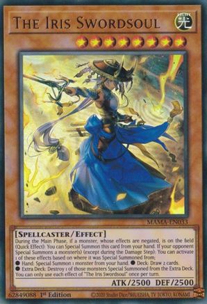 The Iris Swordsoul [MAMA-EN033] Ultra Rare - Trinity Hobby