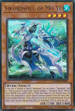 Swordsoul of Mo Ye [MAMA-EN034] Ultra Rare - Trinity Hobby