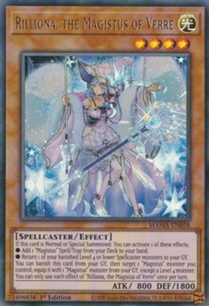 Rilliona, the Magistus of Verre [MAMA-EN058] Ultra Rare - Trinity Hobby