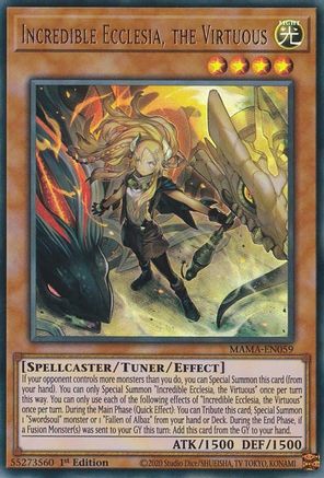 Incredible Ecclesia, the Virtuous [MAMA-EN059] Ultra Rare - Trinity Hobby
