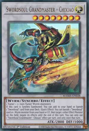 Swordsoul Grandmaster - Chixiao [MAMA-EN038] Ultra Rare - Trinity Hobby