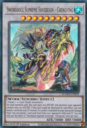 Swordsoul Supreme Sovereign - Chengying [MAMA-EN039] Ultra Rare - Trinity Hobby